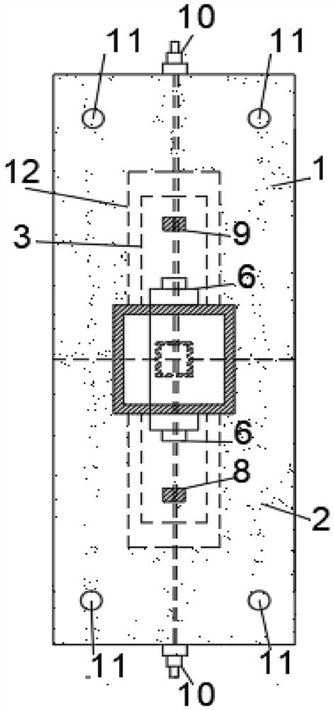 T-shaped assembly type node connecting structure of double steel plate-concrete composite shear wall