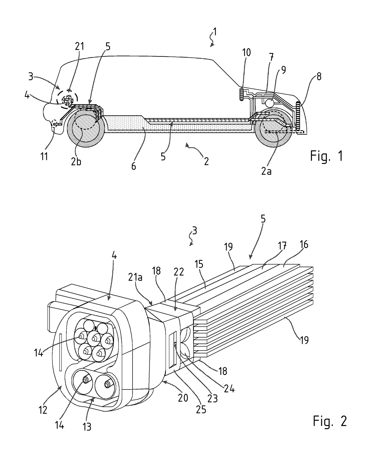Electrical charging arrangement and motor vehicle