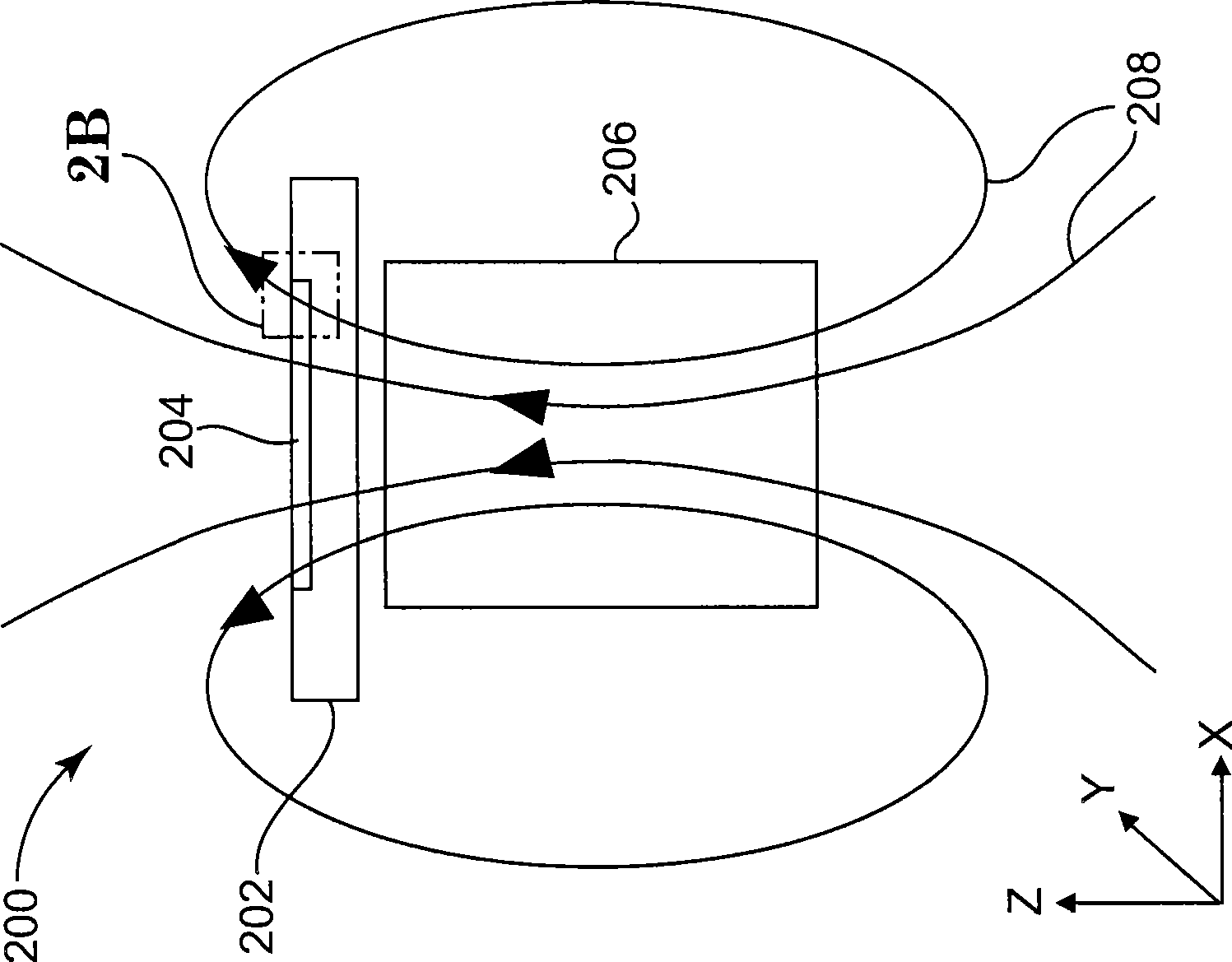 Sensor module with mold encapsulation for applying a bias magnetic field