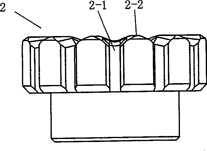 Shaping device of crocheting apparatus