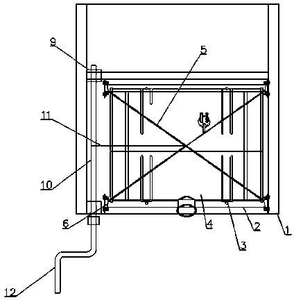 Passenger car fuel tank lifting assembly device