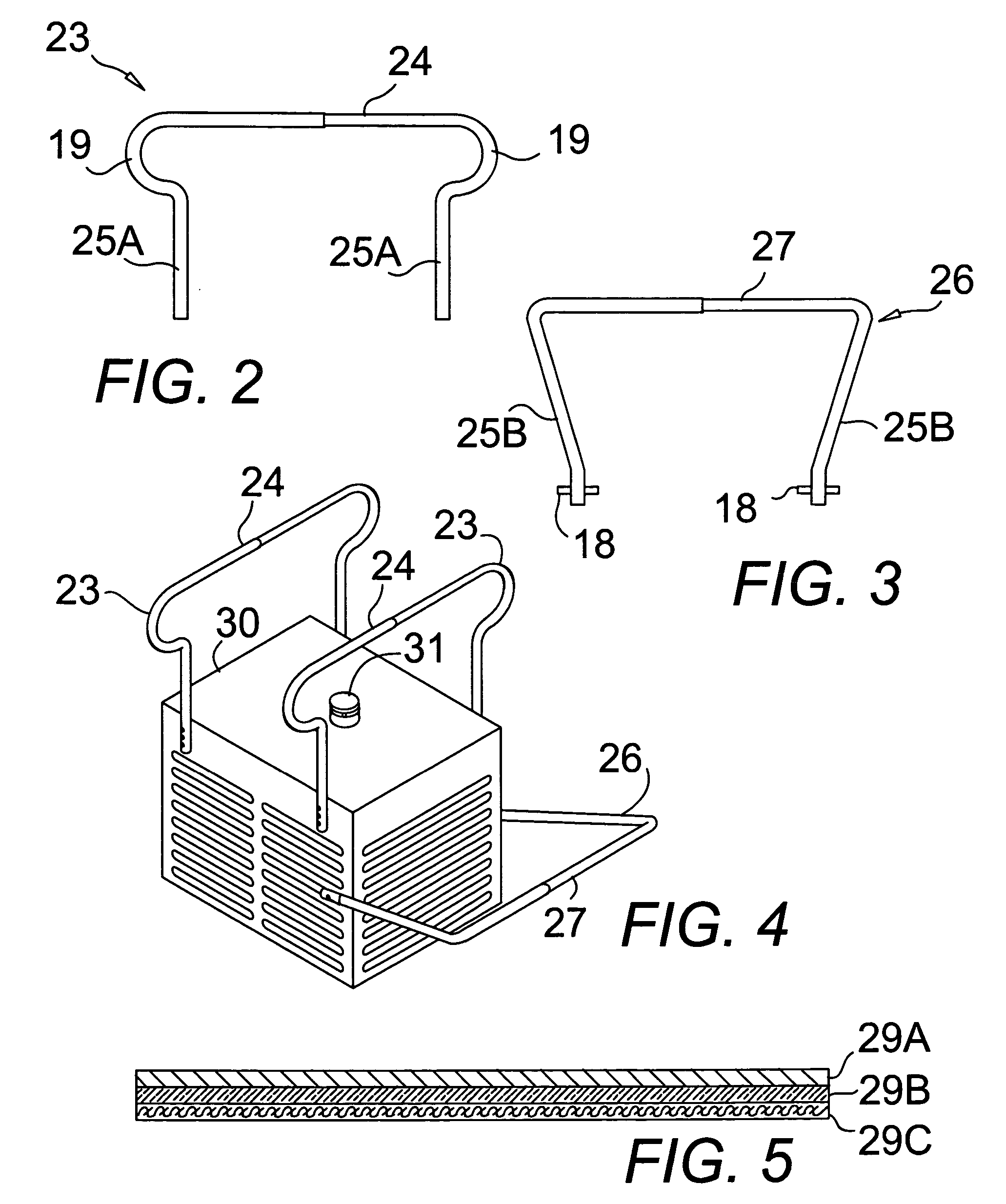 Removable heat shield for cooling/heating unit