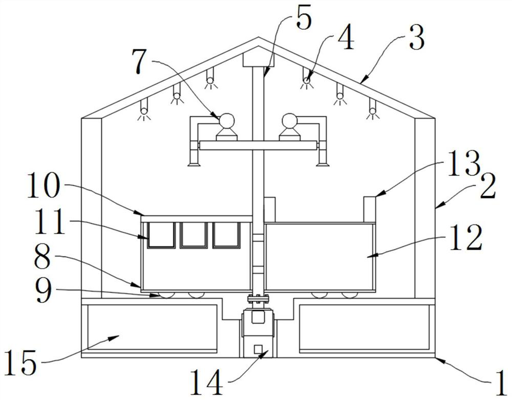 Rotary display device for wholesale of building materials and chemical products