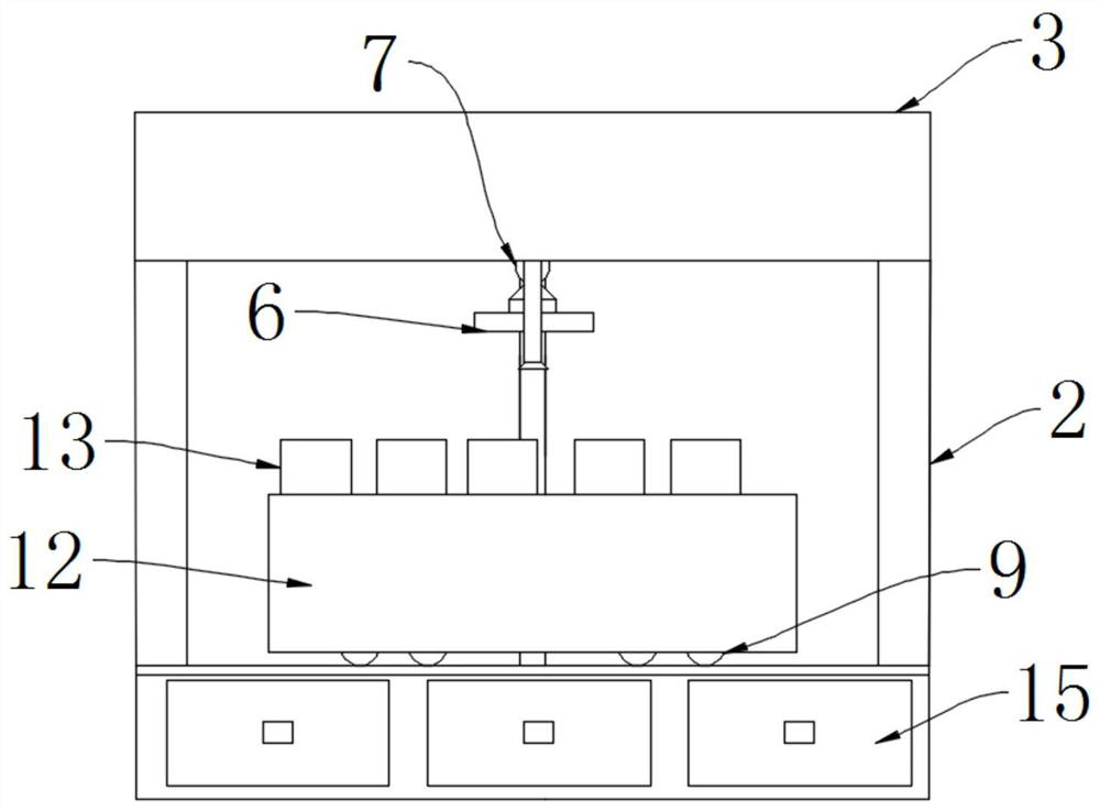 Rotary display device for wholesale of building materials and chemical products