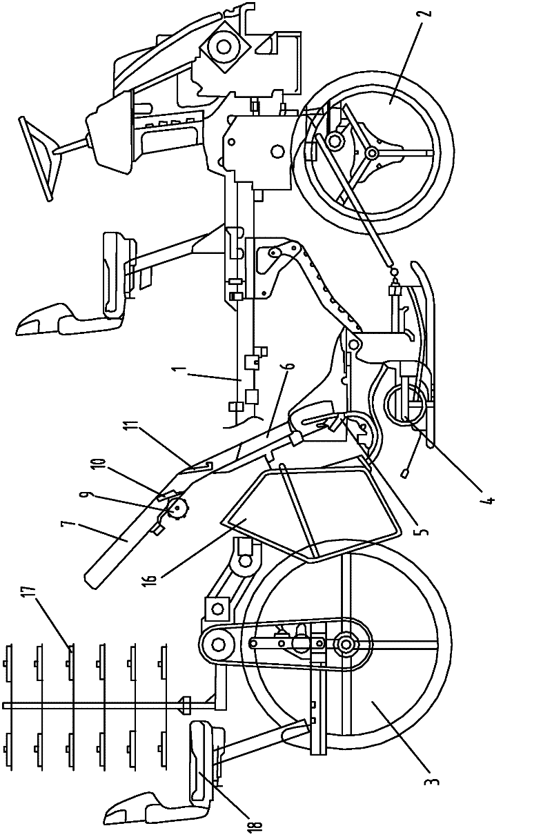 Riding-type rice seedling transplanting machine