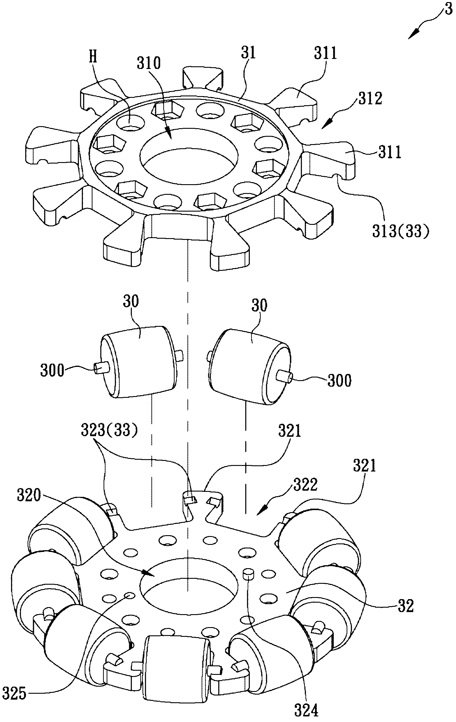 Universal wheel convenient to disassemble and assemble and universal wheel set