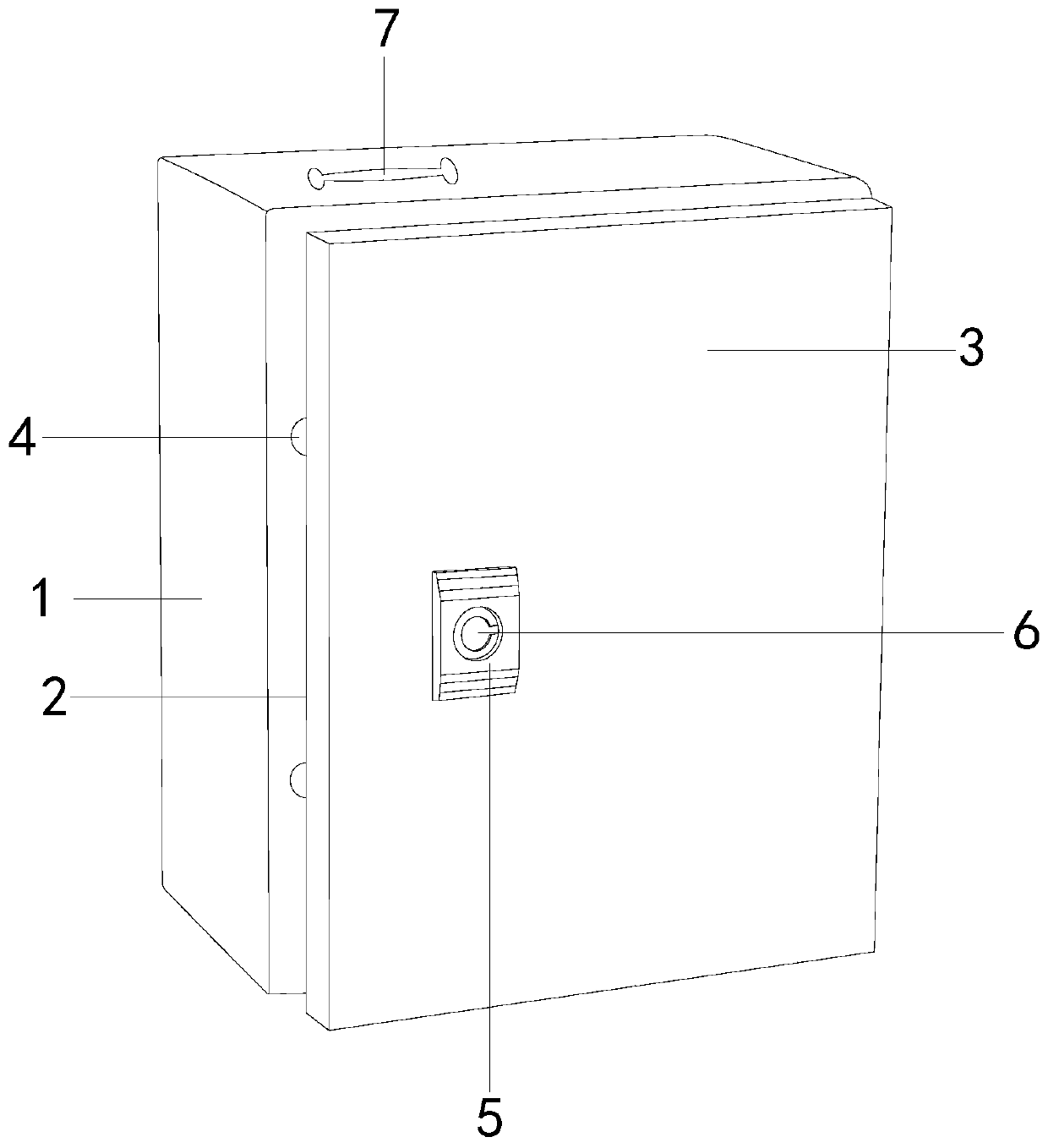 A kind of power box convenient for quick power off