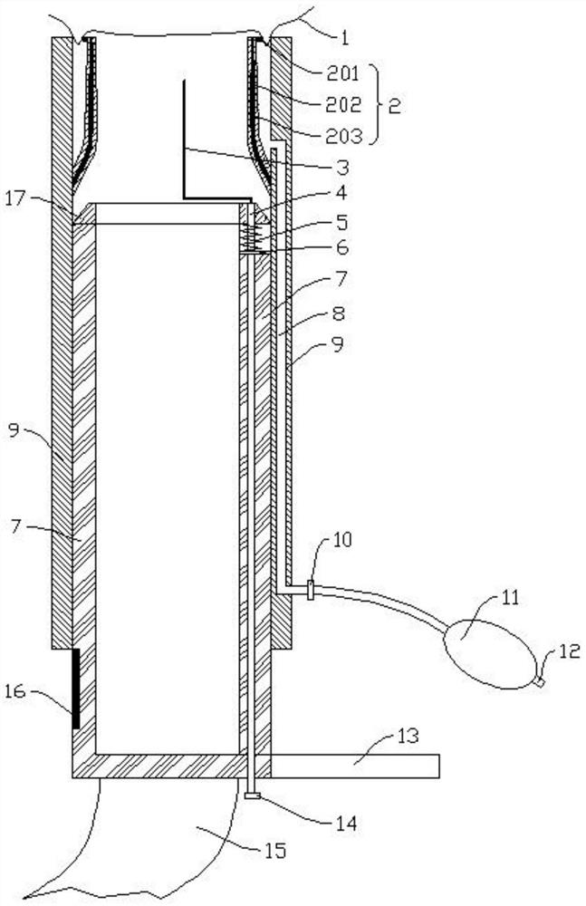 Amniotic fluid membrane rupture device and use method thereof