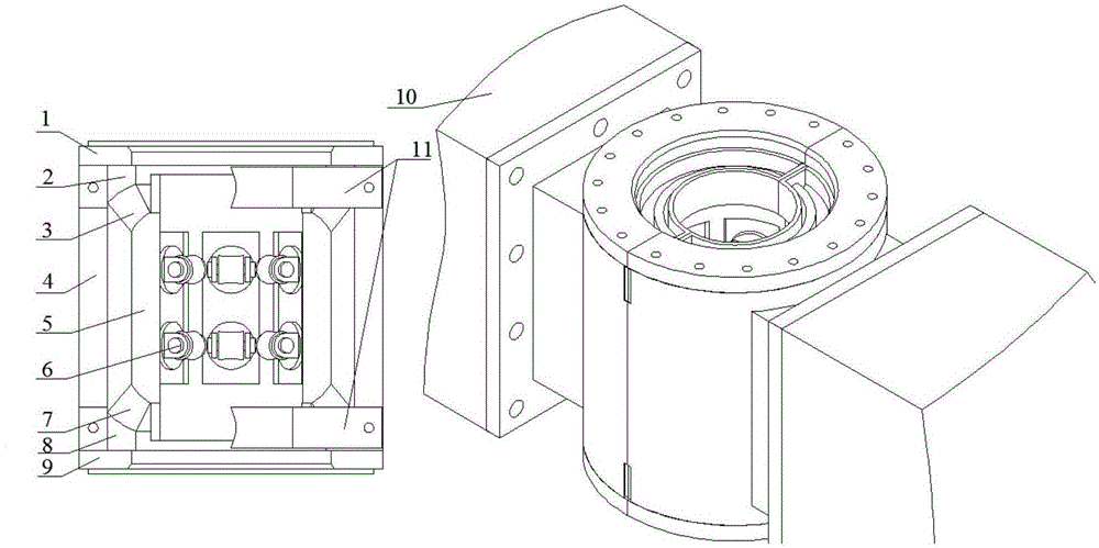 Anti-collision drilling riser transverse restraining device