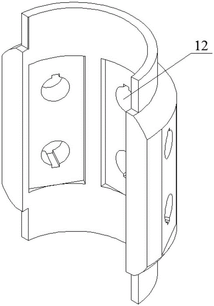 Anti-collision drilling riser transverse restraining device