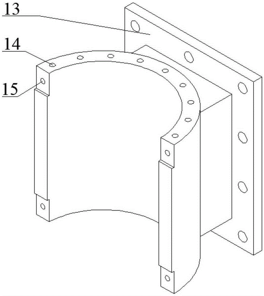 Anti-collision drilling riser transverse restraining device