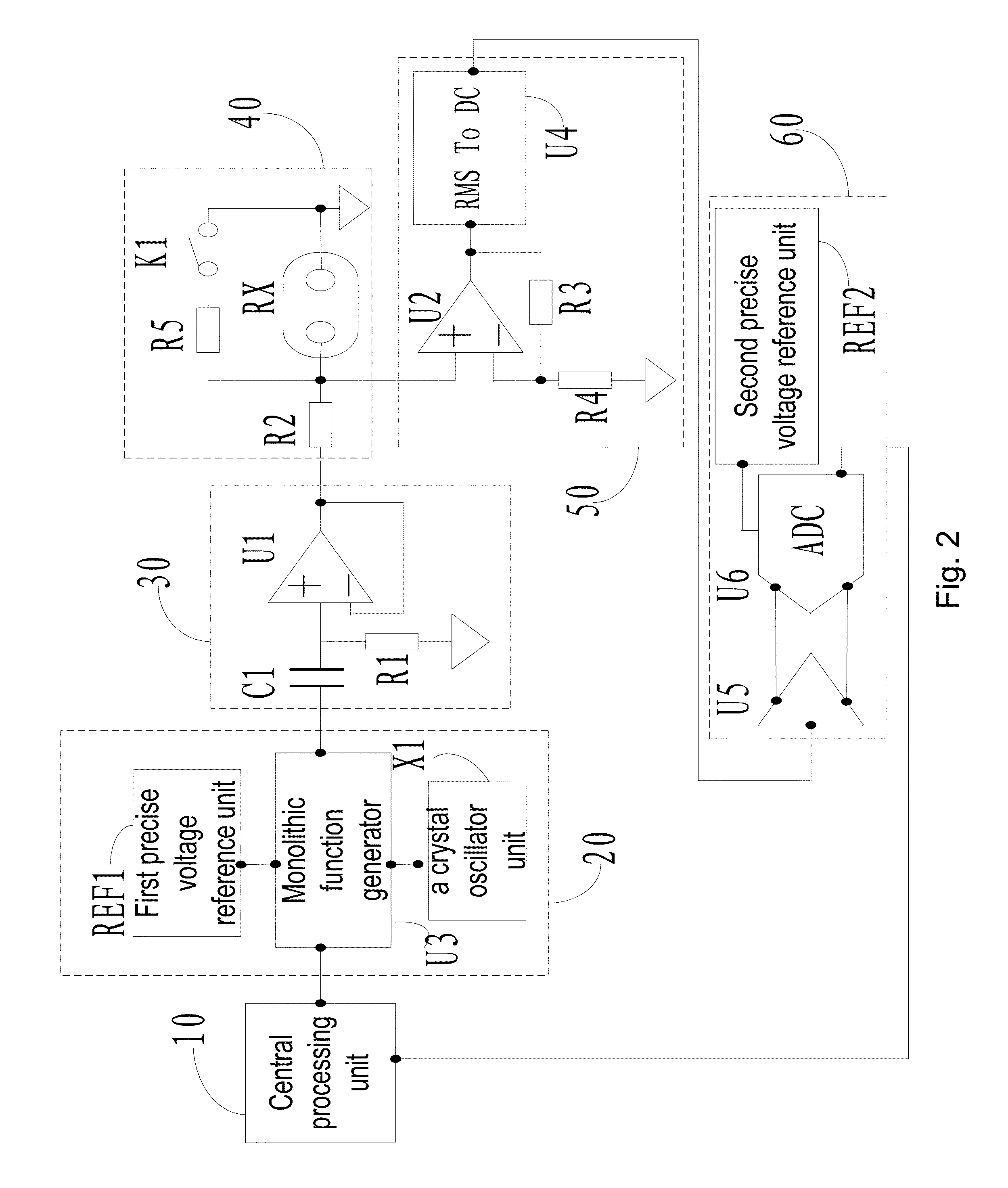Detection system for improving accuracy of hematocrit measurement and operation control method