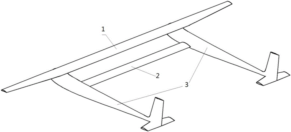 Optimization design method for wing types of low-Reynolds-number staggered-floor wings