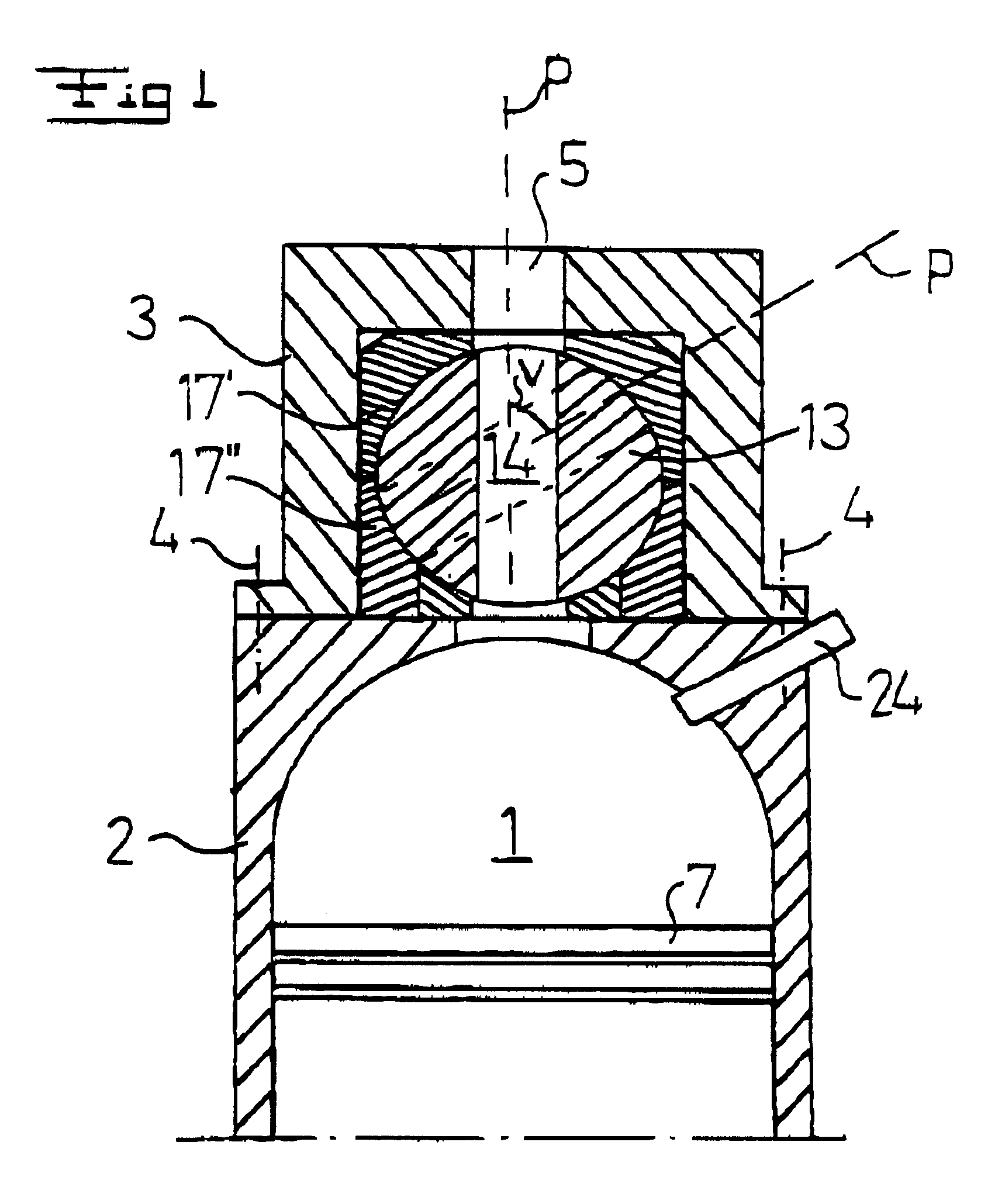 Valve device for an internal combustion engine