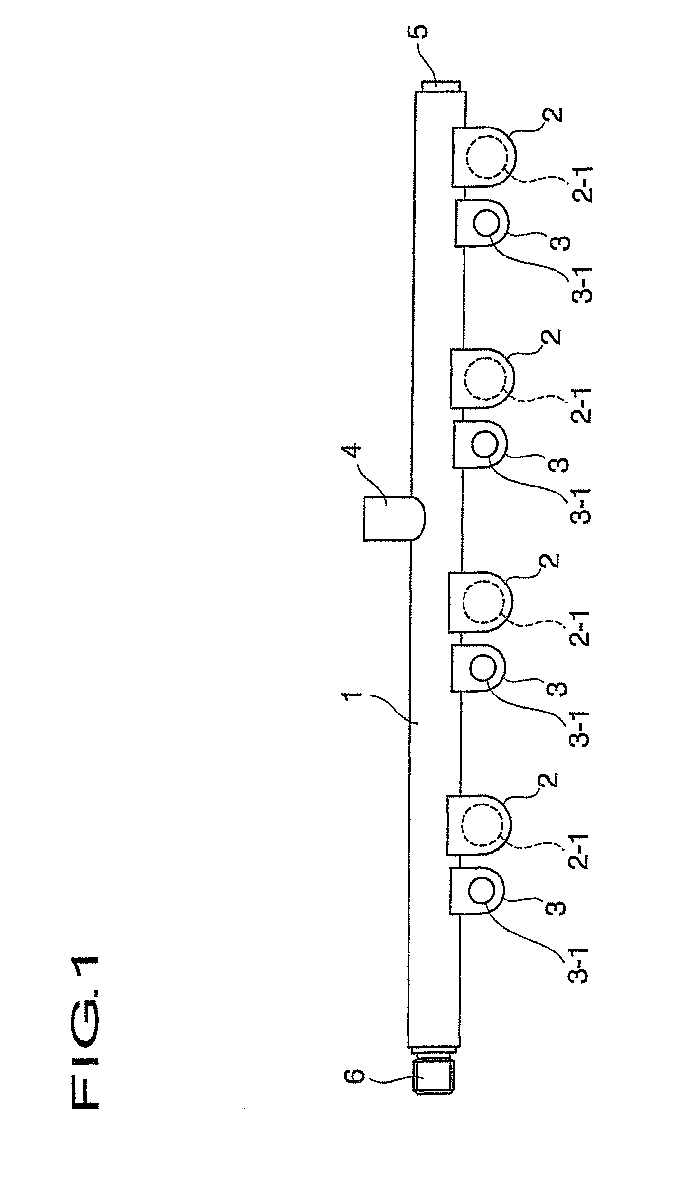 Fuel rail for high-pressure direct-injection internal combustion engines and method for manufacturing thereof