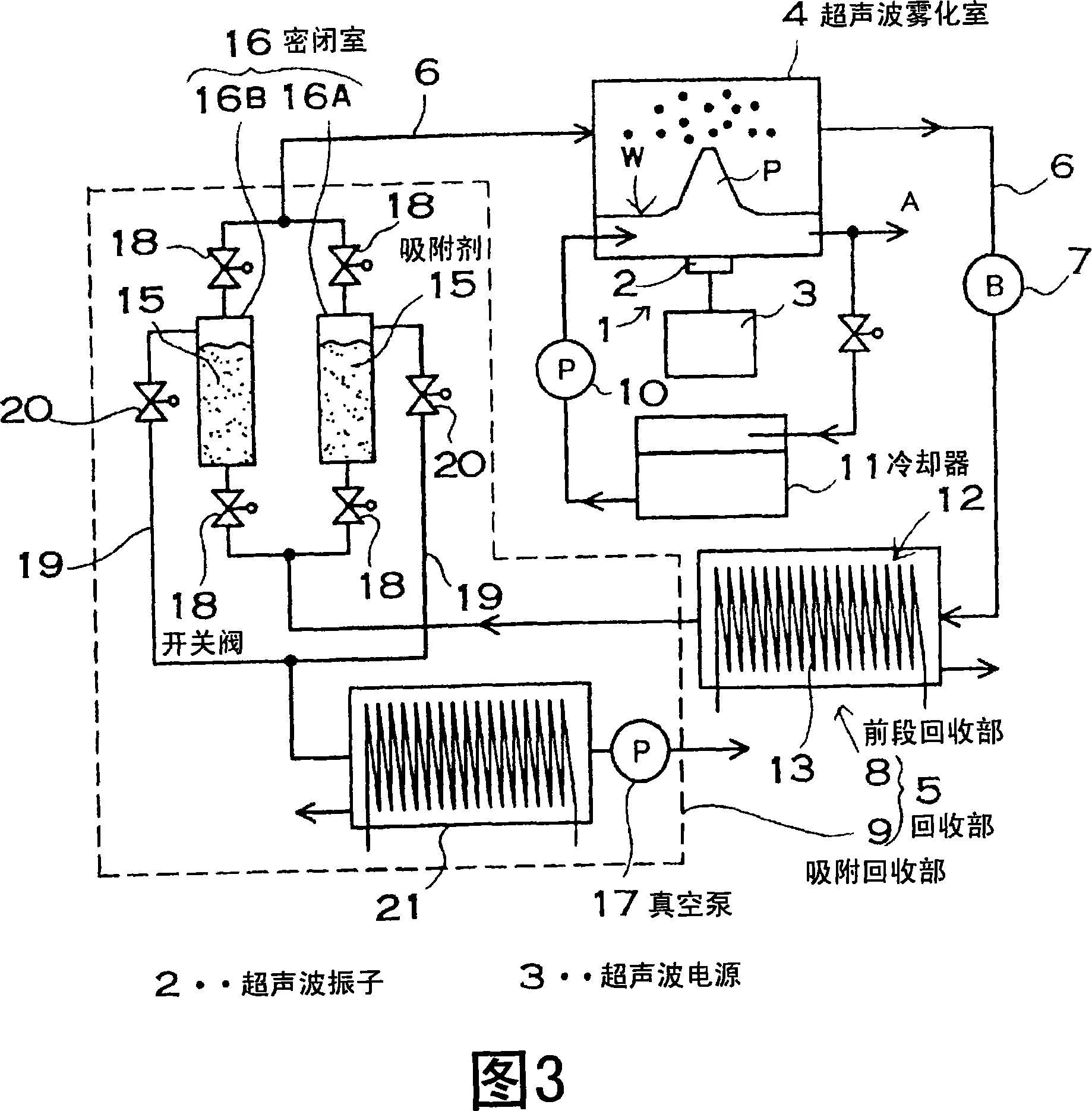 Ultrasonic solution separating method and ultrasonic separating apparatus used in this method
