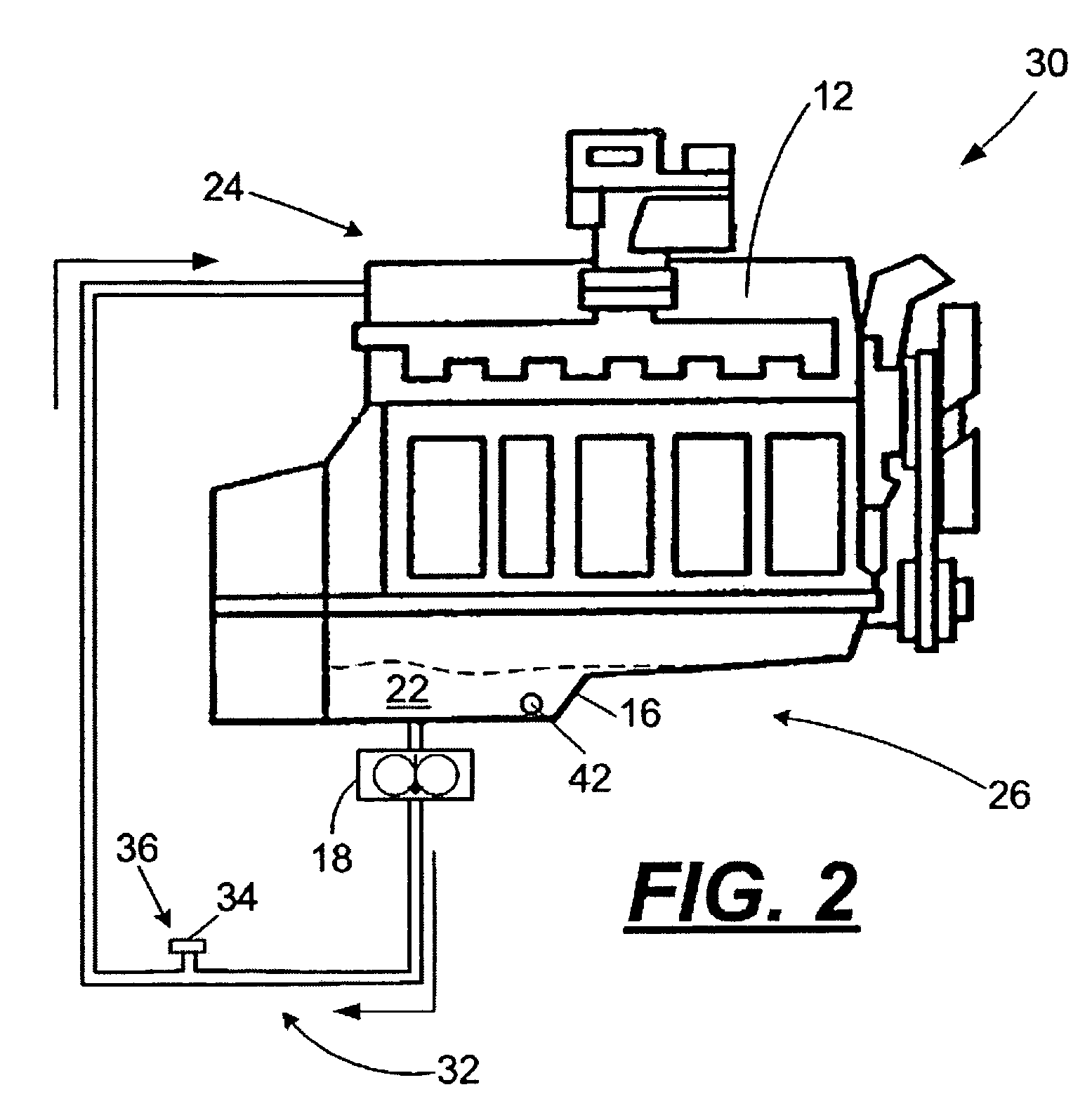 Filterless crankcase lubrication system for a vehicle