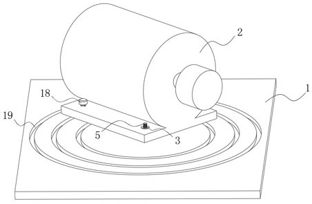 Fixing device for building mechanical and electrical equipment