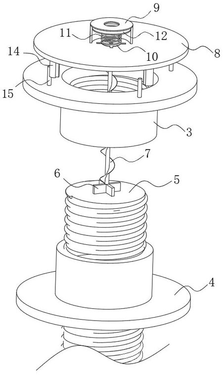 Fixing device for building mechanical and electrical equipment