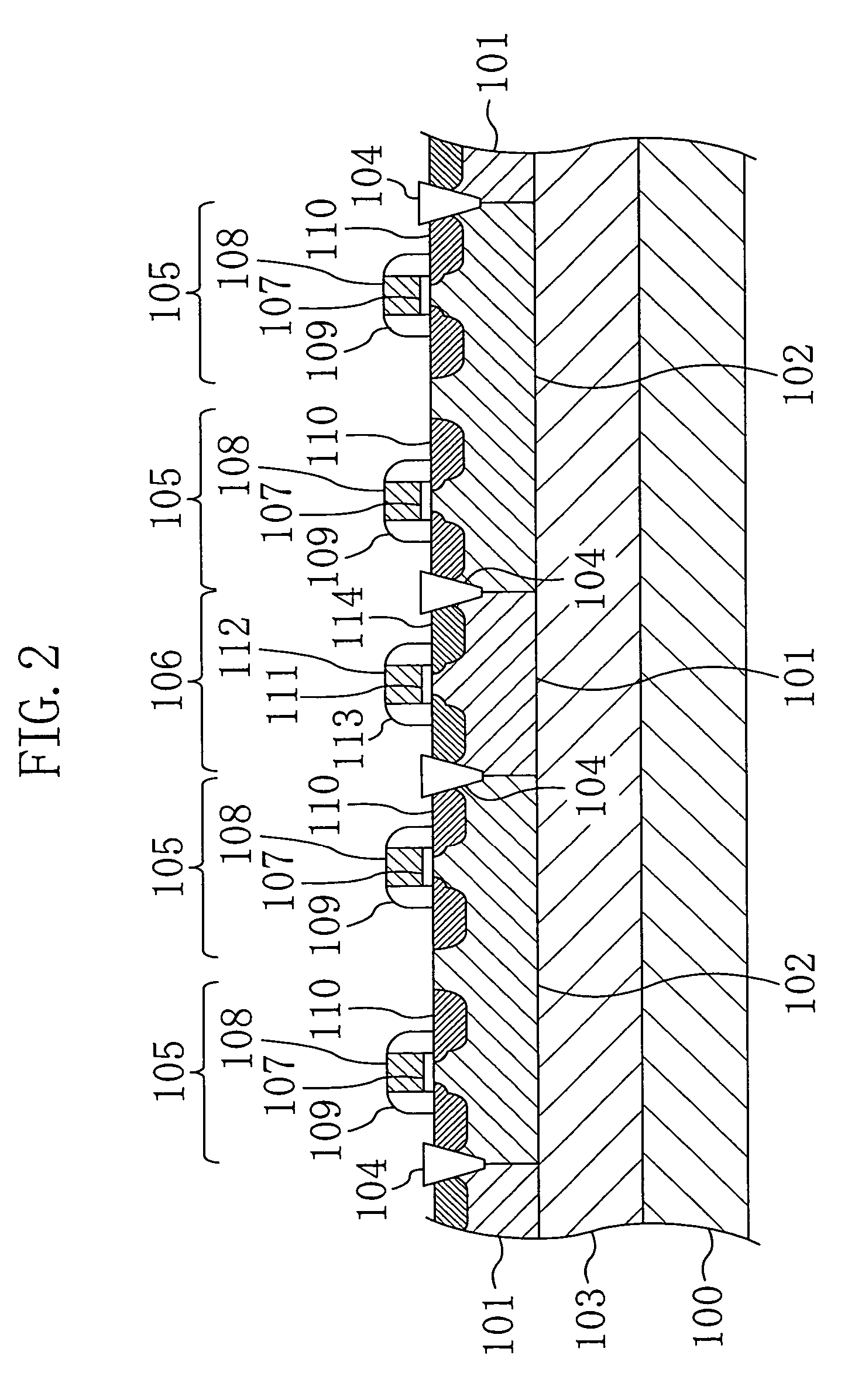 Semiconductor device having triple-well structure