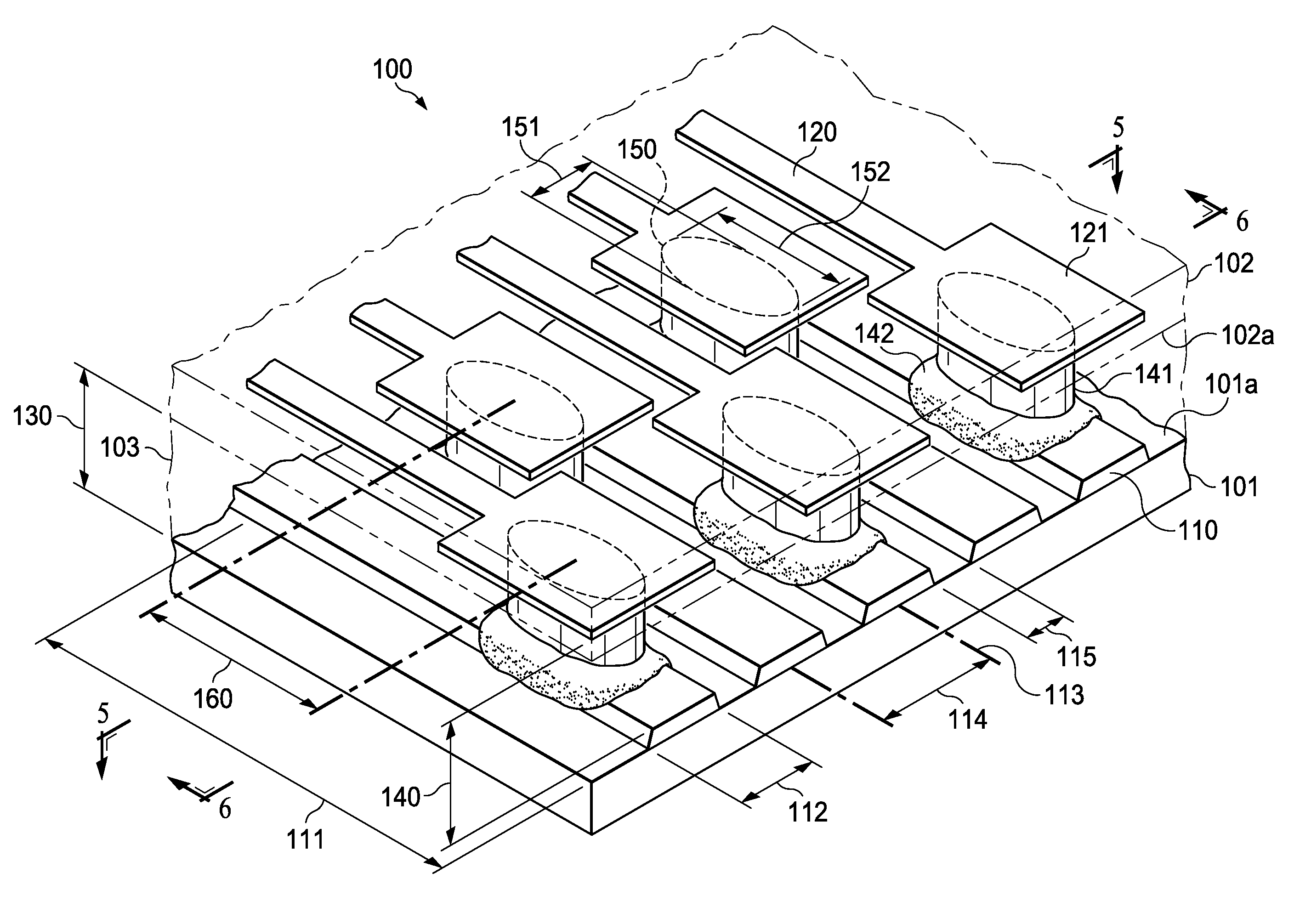 Semiconductor Flip-Chip System Having Oblong Connectors and Reduced Trace Pitches