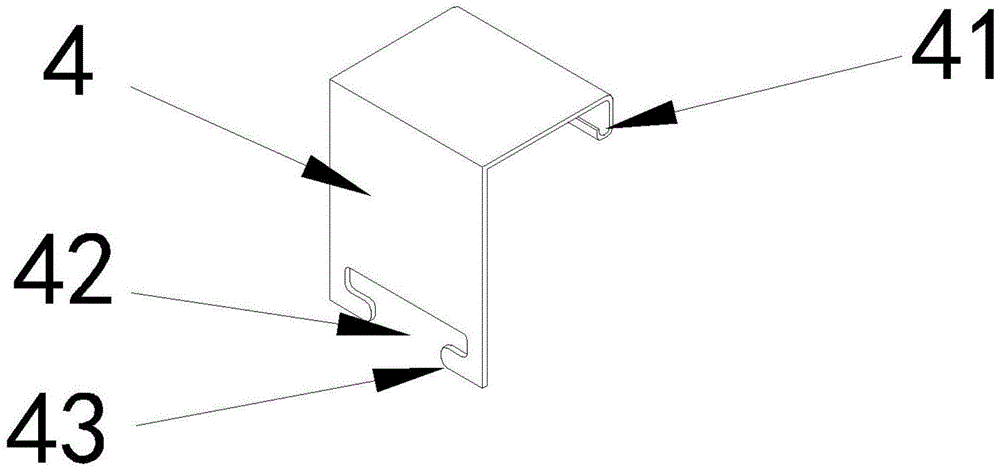 An insertion connection type plasterboard suspended ceiling