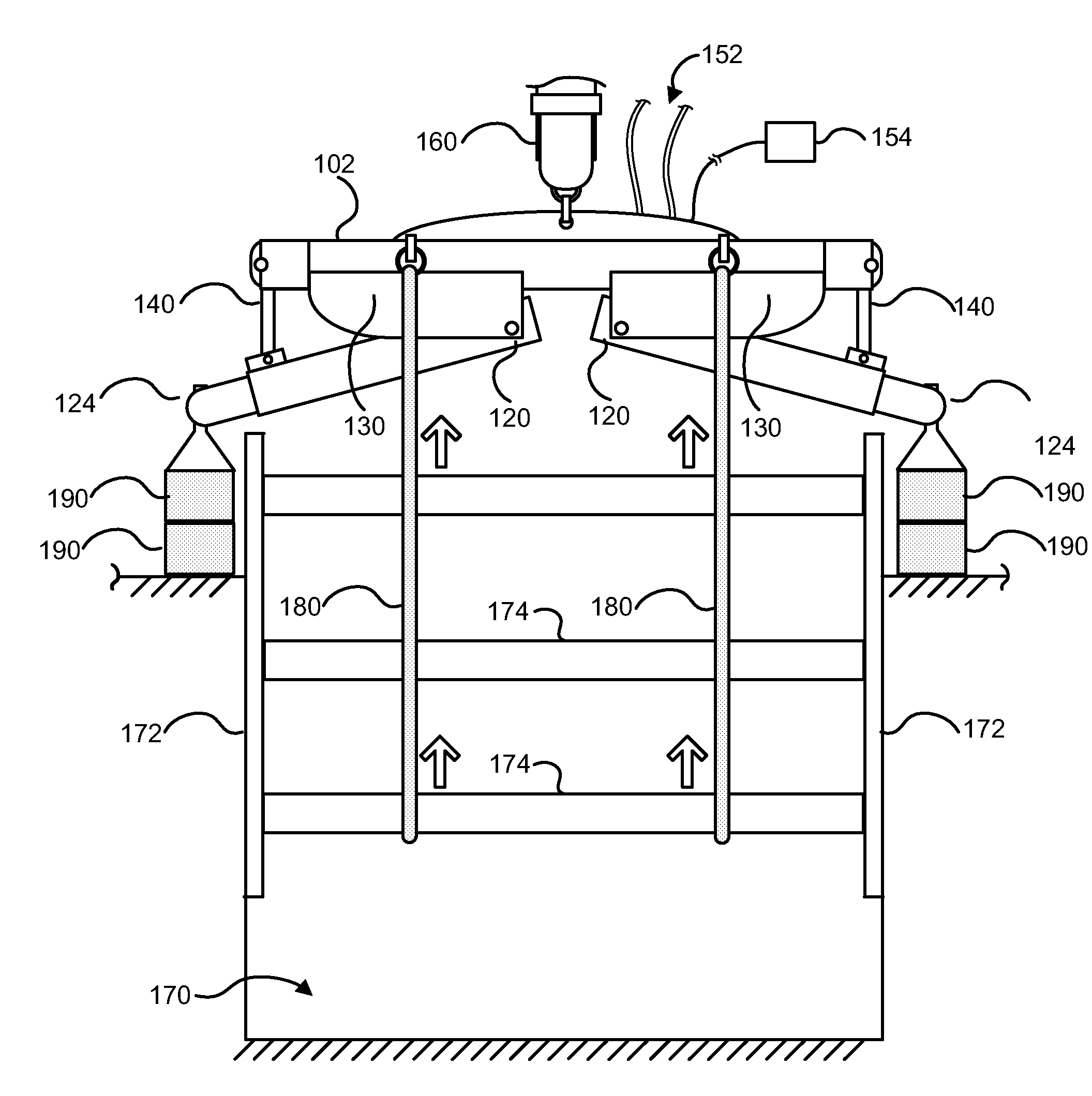 Trench Shoring Extraction Device