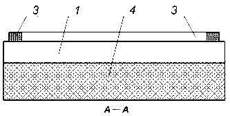 Method for reducing thermal strain of surface acoustic wave device chip packaging