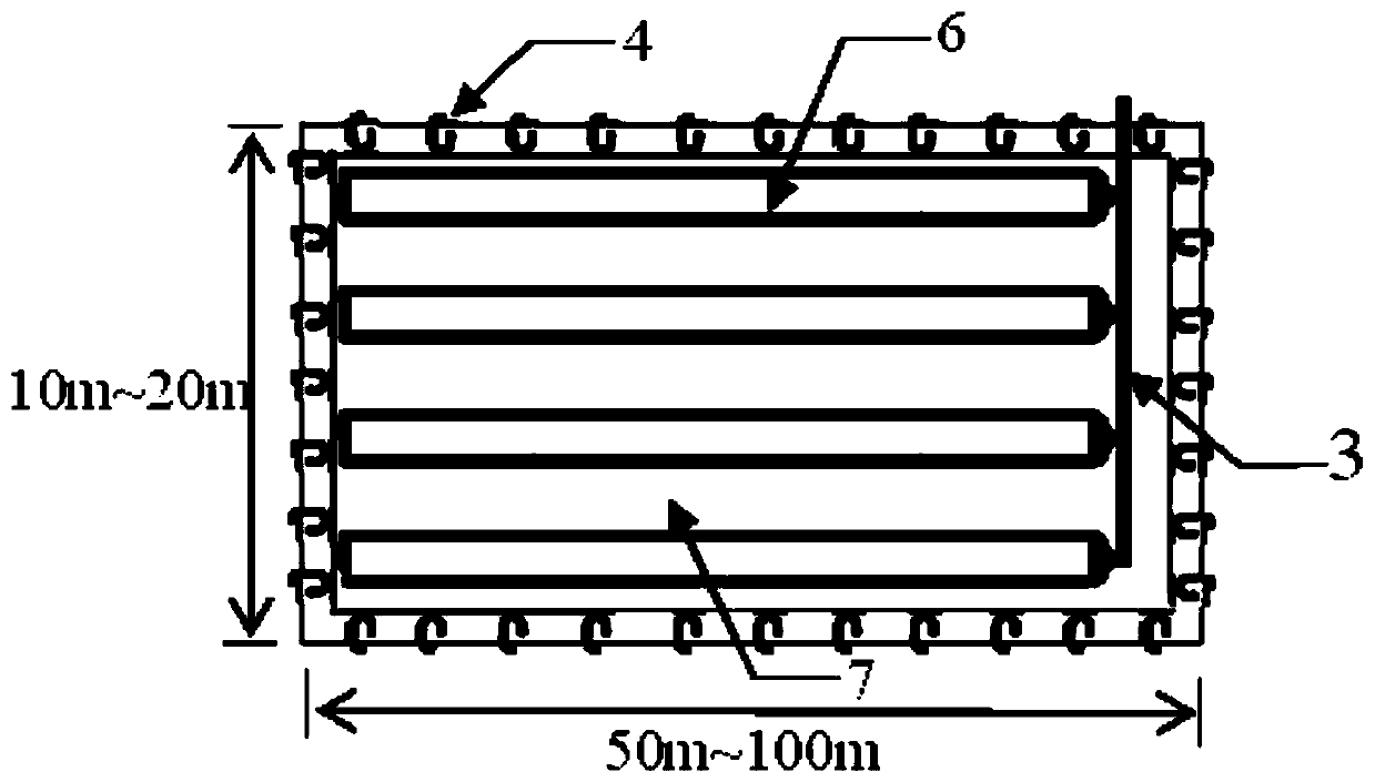 Method for forming overlying crust on surface of dredging silt slurry storage yard and overlying crust