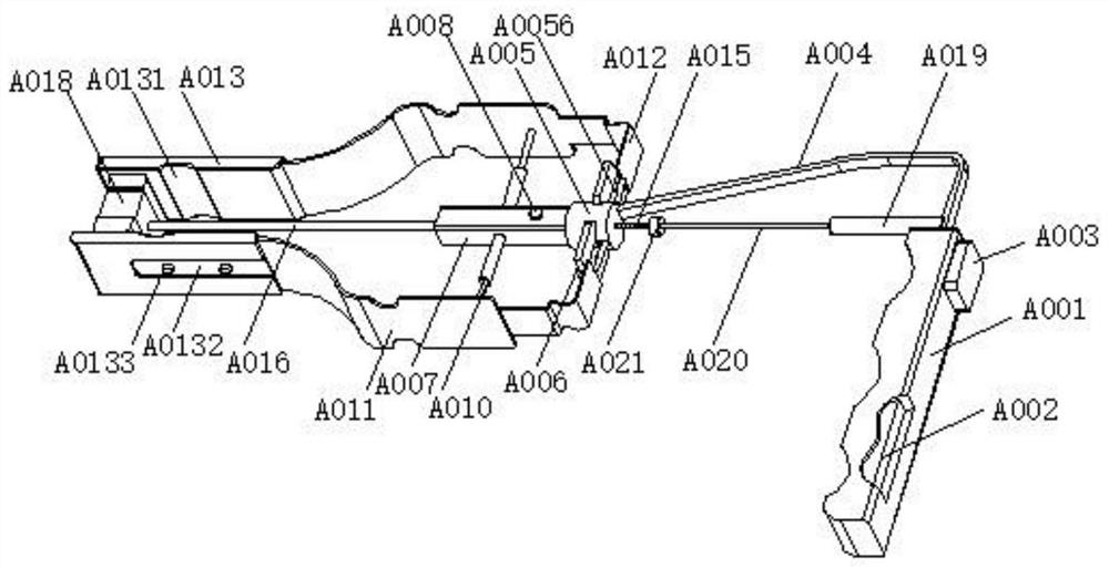 A medical device fixture with good blessing effect and avoiding contamination of the device