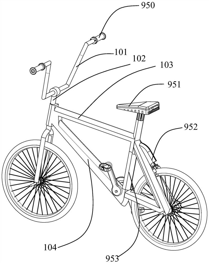 Bicycle capable of recovering kinetic energy and cooling