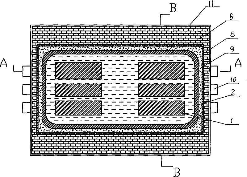 Bottom cathode diversion type rare earth electrolysis cell