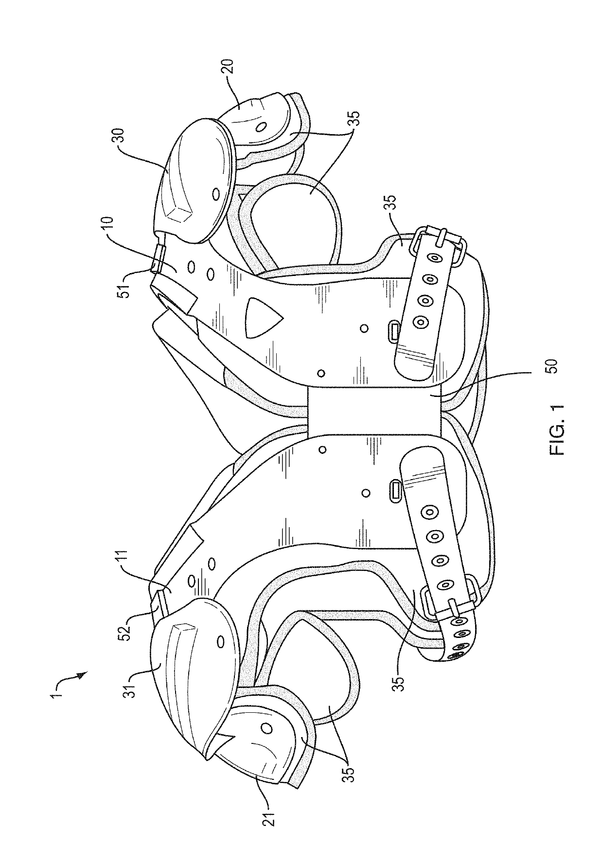 Sports shoulder pads with hybrid foam body pad