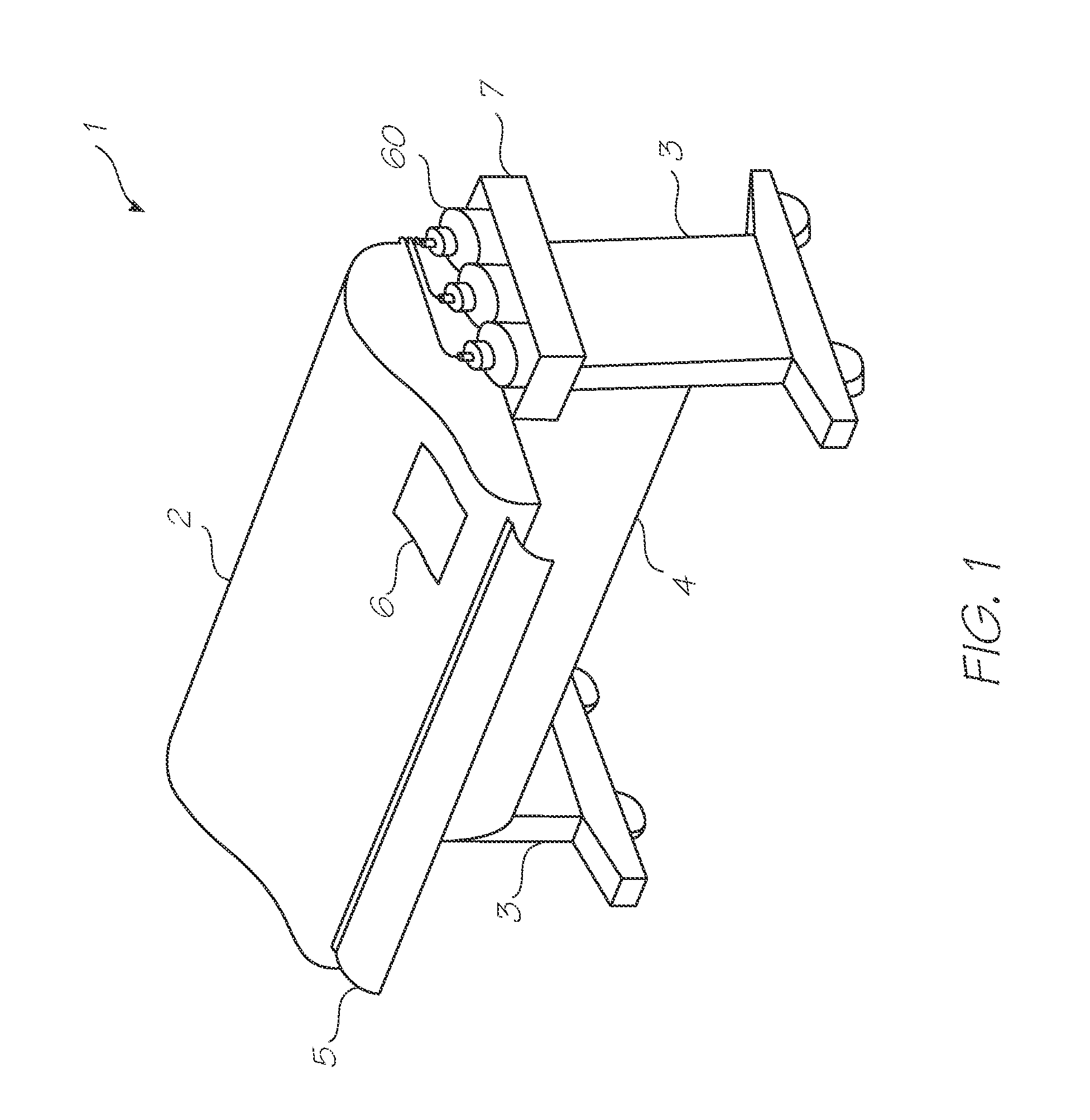 Printing system with input media roller and output vacuum belts