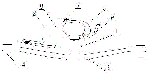 Aircraft control system load mechanism in-situ test system