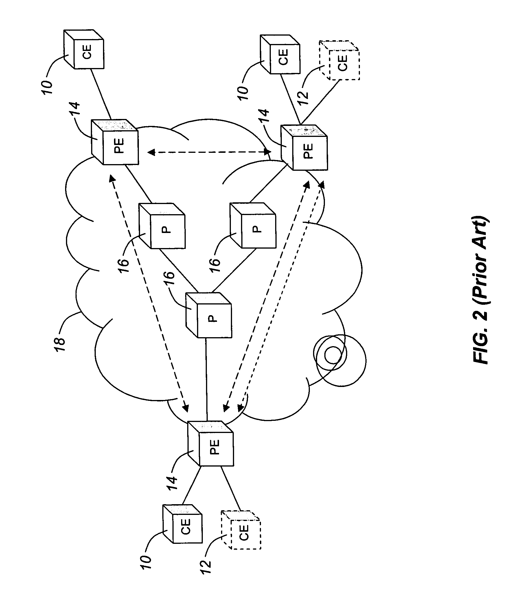 Flexible mechanism for supporting virtual private network services based on source-independent distributed advertisements