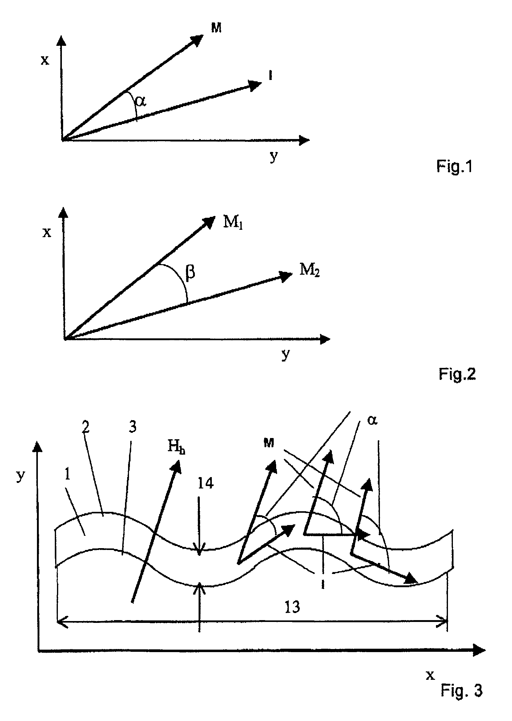 Magnetoresistive sensor for determining an angle or a position