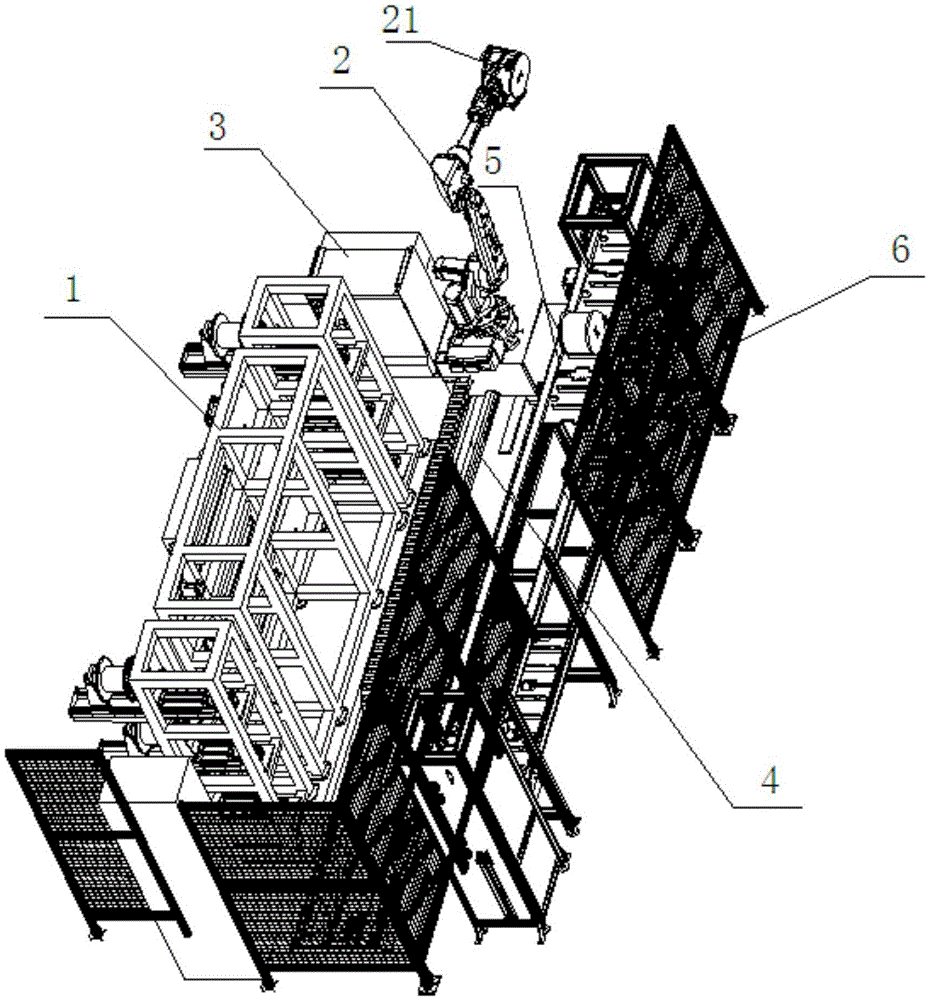 Automatic carrying system for coloring process