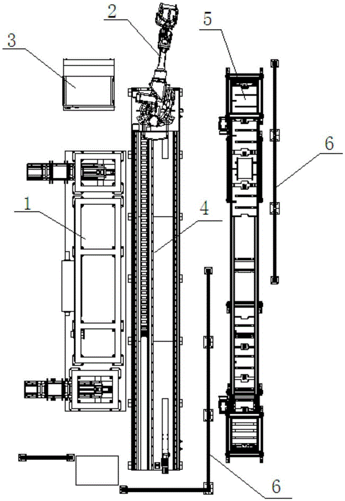 Automatic carrying system for coloring process