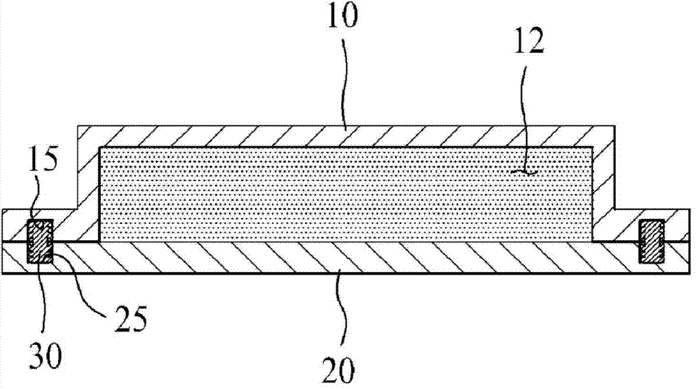 Copper member having hybrid joint structure for forming sealed space, and joining method thereof