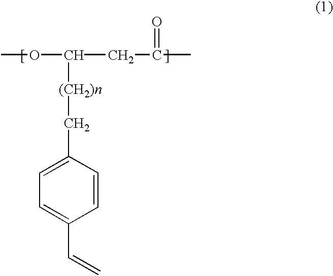 Novel polyhydroxyalkanoate copolymer containing in molecule unit with vinylphenyl structure in its side chain and method of manufacturing the same