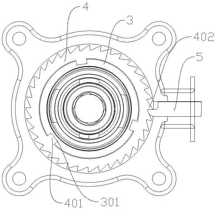 Manual relieving device of parking brake cylinder