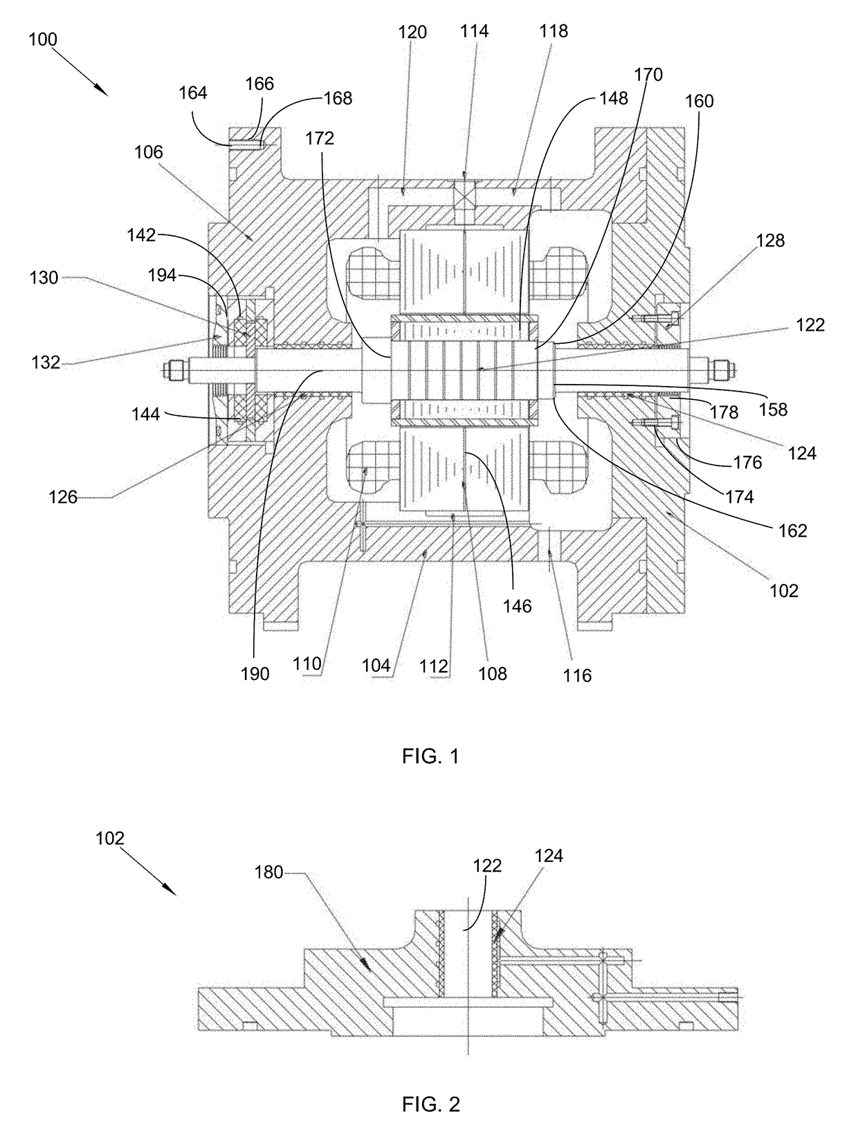 High-speed permanent magnetic motor assembly