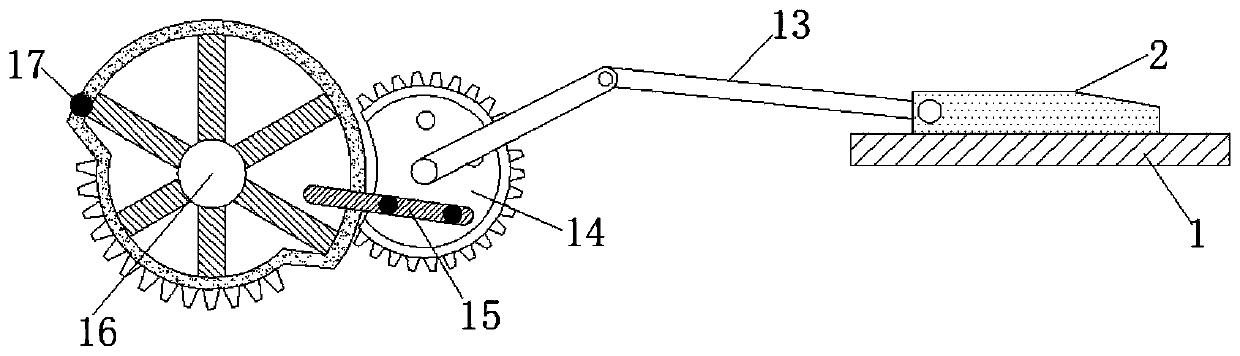 Device for clamping and conveniently maintaining motor stator on basis of intermittent motion