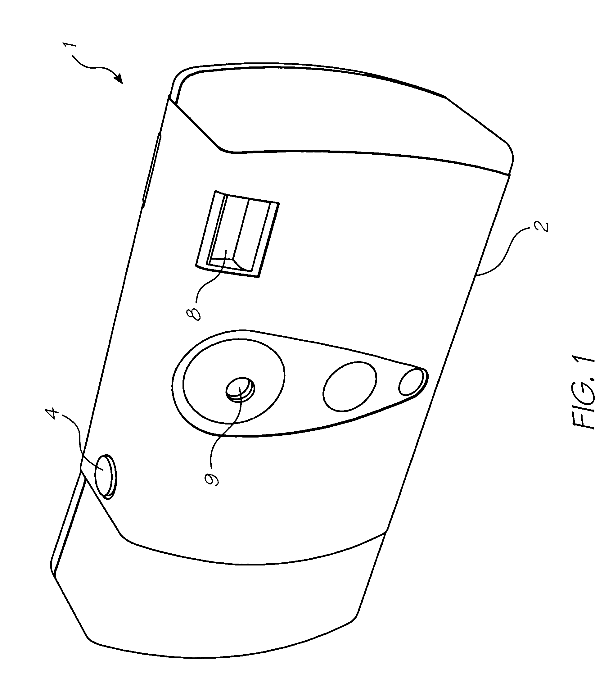 Printing cartridge for a camera and printer combination including an authentication device