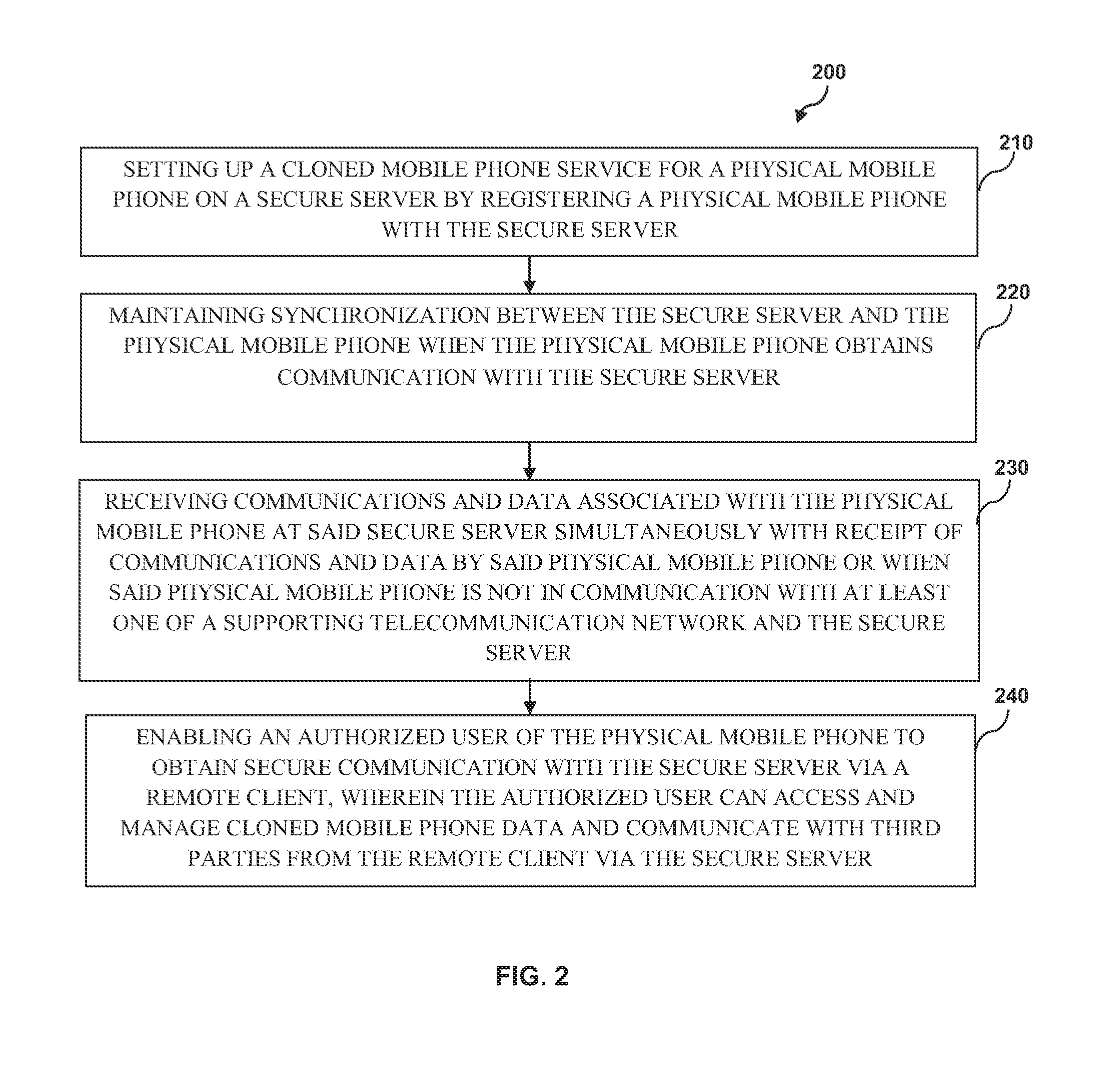 Systems and methods for enabling temporary, user-authorized cloning of mobile phone functionality on a secure server accessible via a remote client