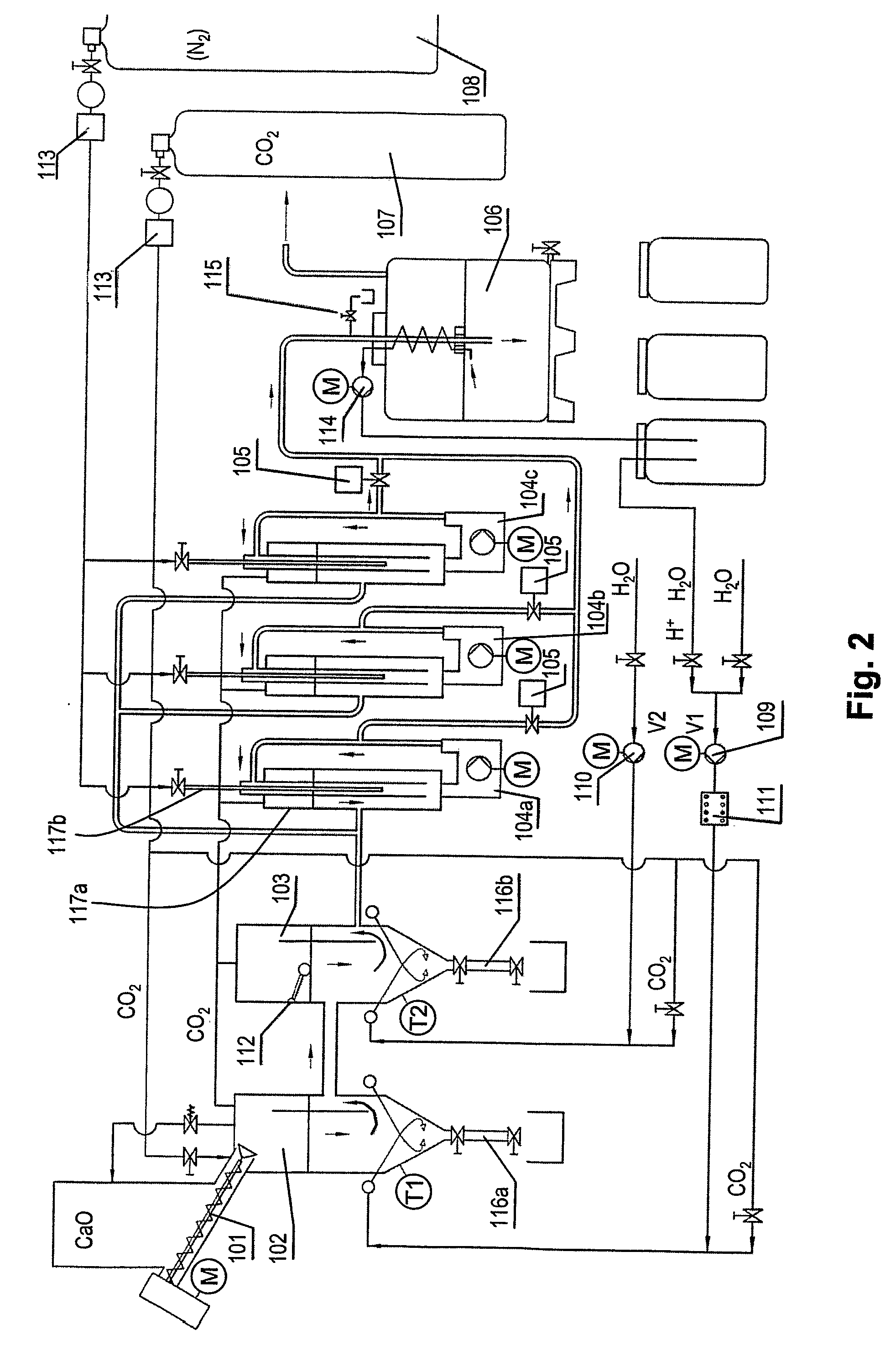 Process and apparatus for producing suspensions of solid matter