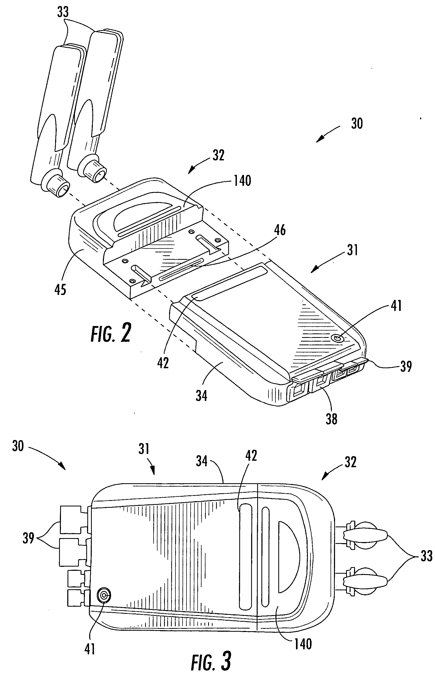 Modular cryptographic device providing status determining features and related methods