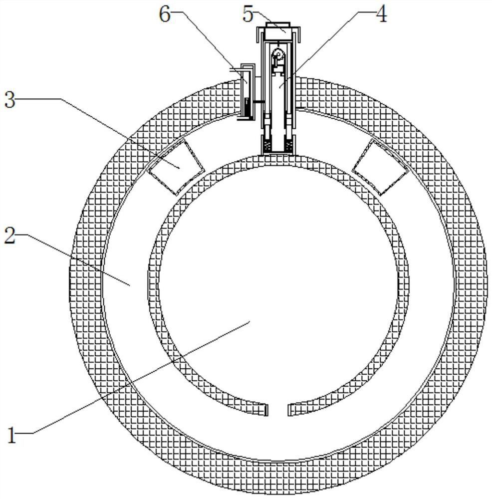 A device for detecting the water volume of pipelines by using the change of air pressure driven by water volume