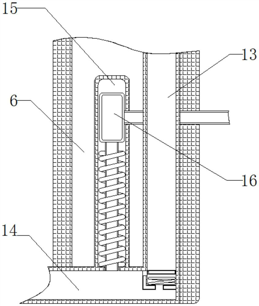 A device for detecting the water volume of pipelines by using the change of air pressure driven by water volume